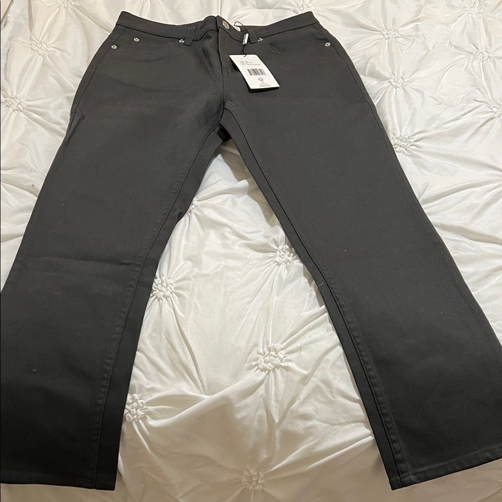 Thakoon Classic Cropped Jeans  Slate Gray Size 6